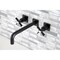 Kingston Brass KS6020ZX Wall Mount Tub Faucet, Matte Black KS6020ZX - alternate 3